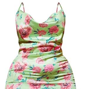 Long floral maxi dress